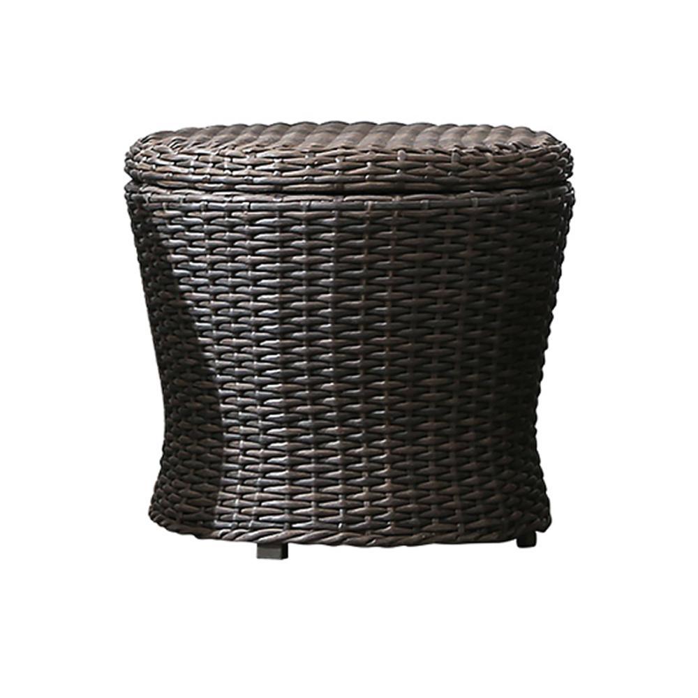 Harrison Rattan Garden Armchair And Ottoman