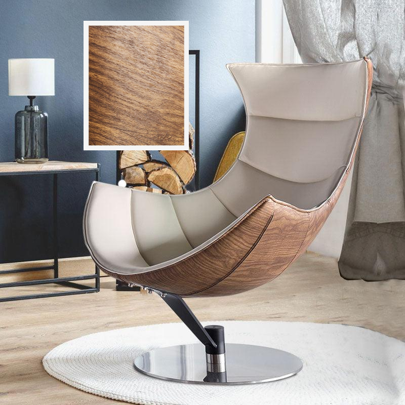 Hemicycle Lounge Chair With Ottoman