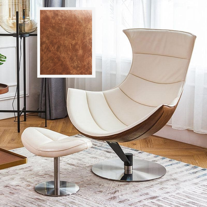 Hemicycle Lounge Chair With Ottoman