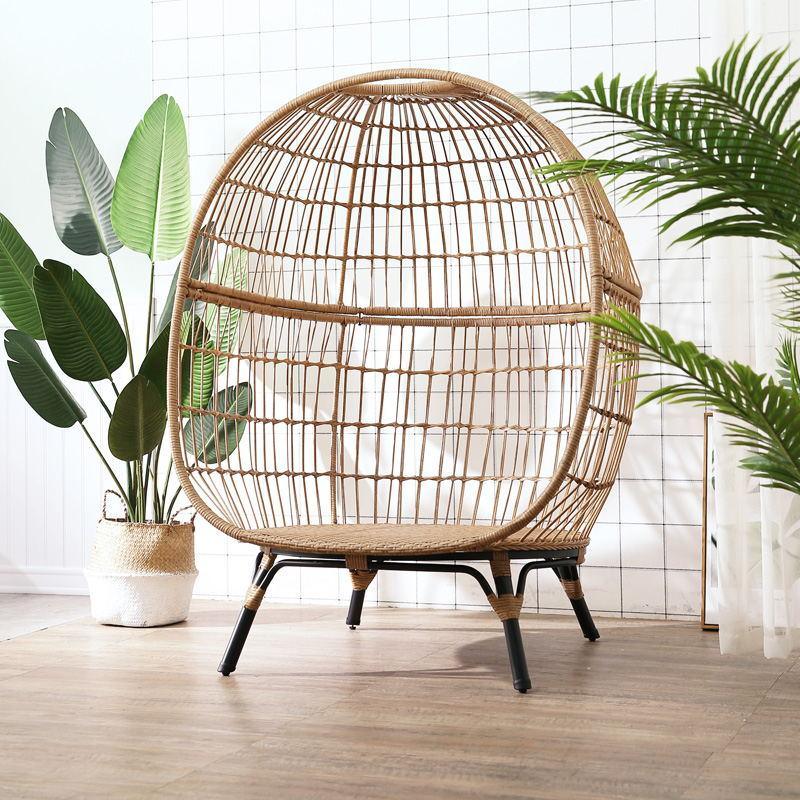 Malibu Rattan Garden Ball Chair with Stand