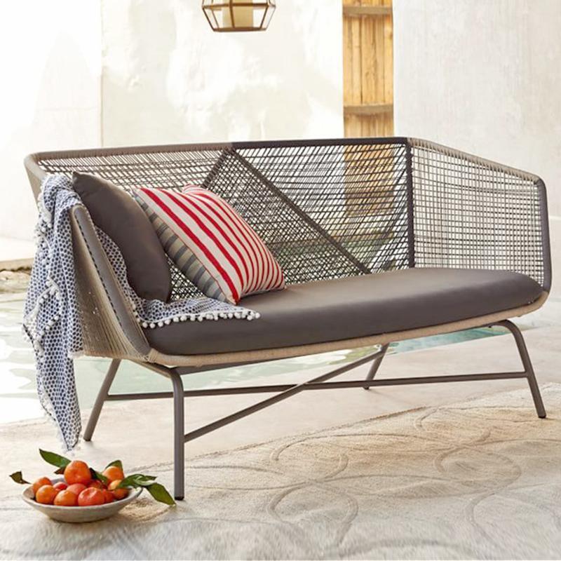 Paris Rattan Chair and Footstool
