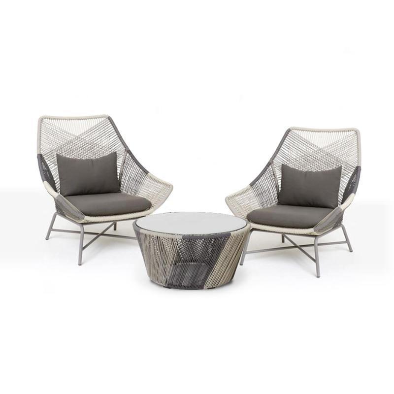 Paris Rattan Chair and Footstool