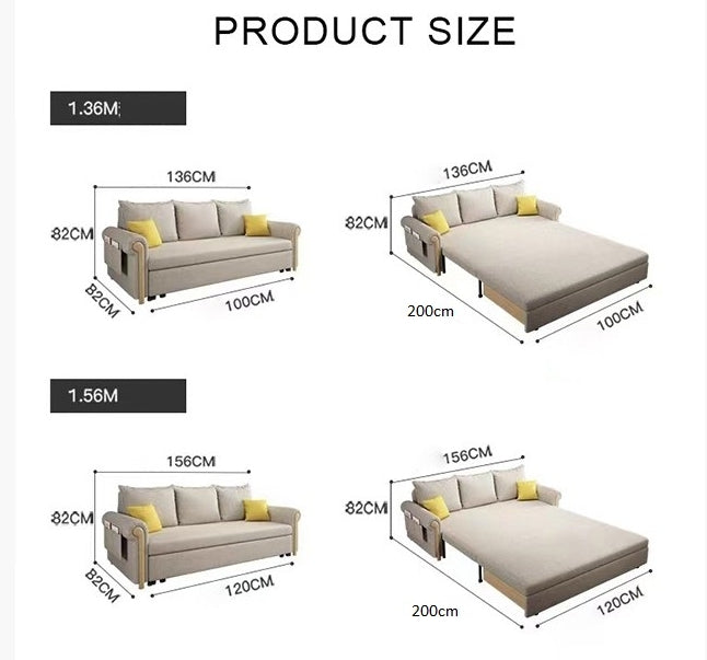 Brenda Three Seater Sofa Bed