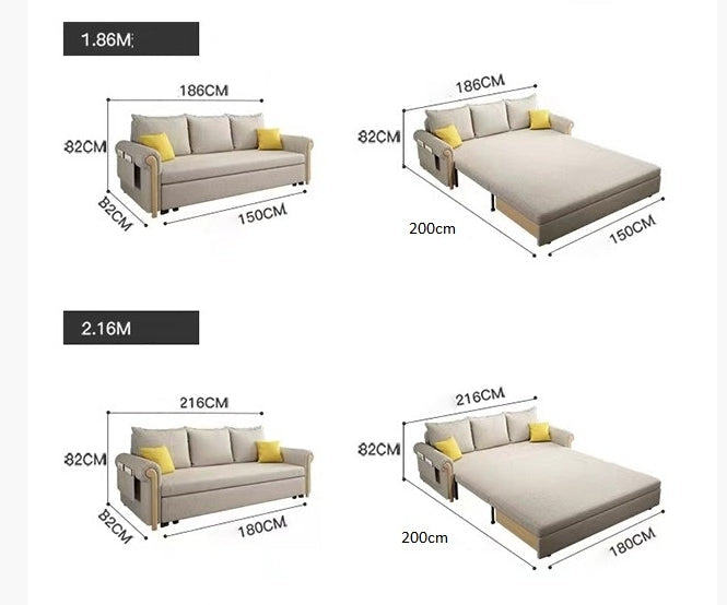 Brenda Three Seater Sofa Bed
