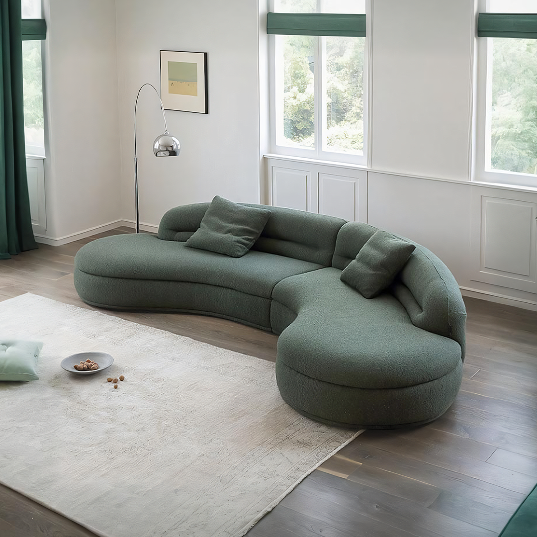 Casablanca Four Seater Curved Sofa