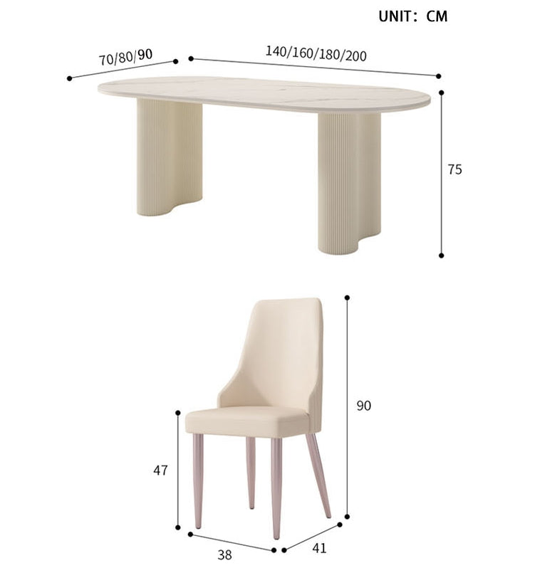Dora Oval Dining Table