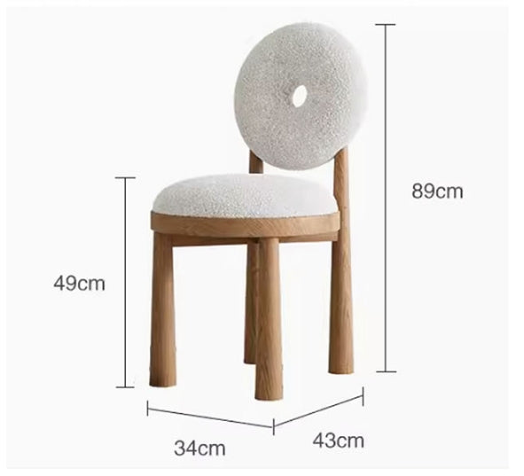 Evelyn Donut Dining Chair