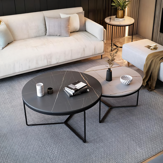 Harmony Round Nesting Coffee Table Set