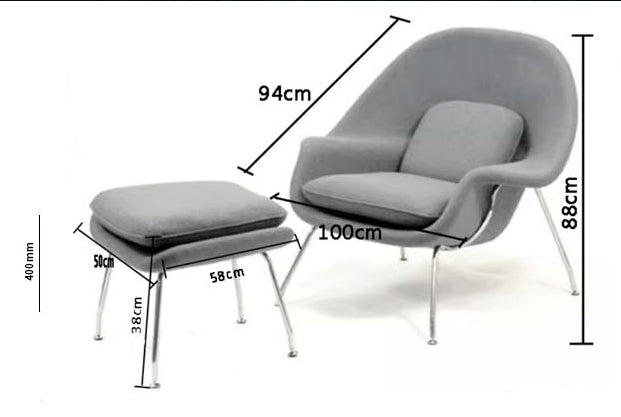 Haven Lounge Chair And Footstool