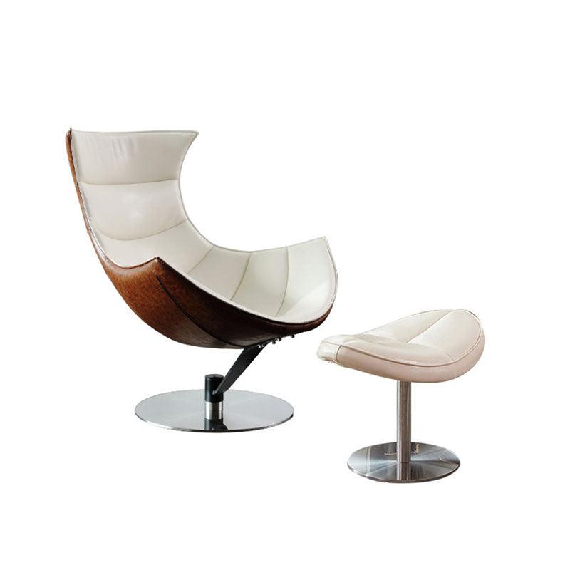 Hemicycle Lounge Chair With Ottoman