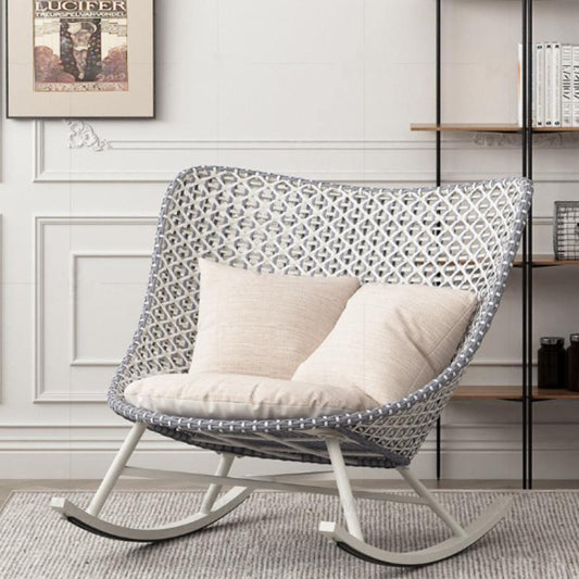 Leonardo Rattan Garden Rocking Chair