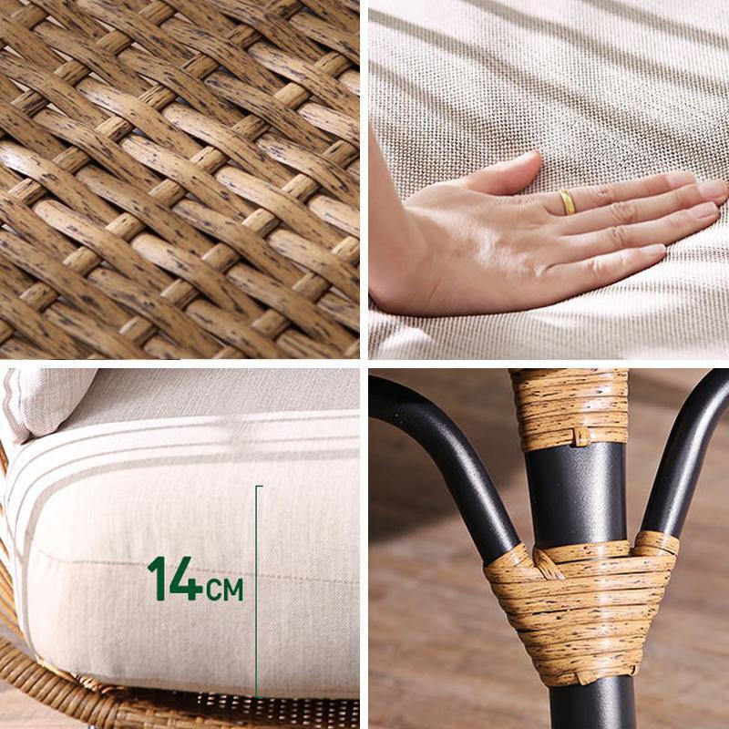 Malibu Rattan Garden Ball Chair with Stand
