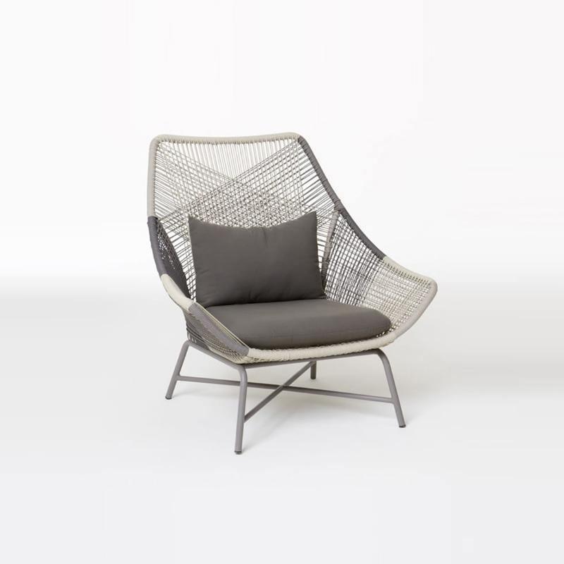 Paris Rattan Chair and Footstool