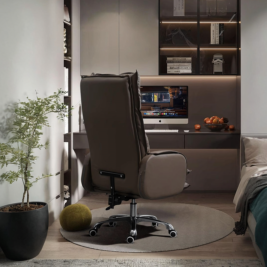 President Recliner Office Chair With Footrest