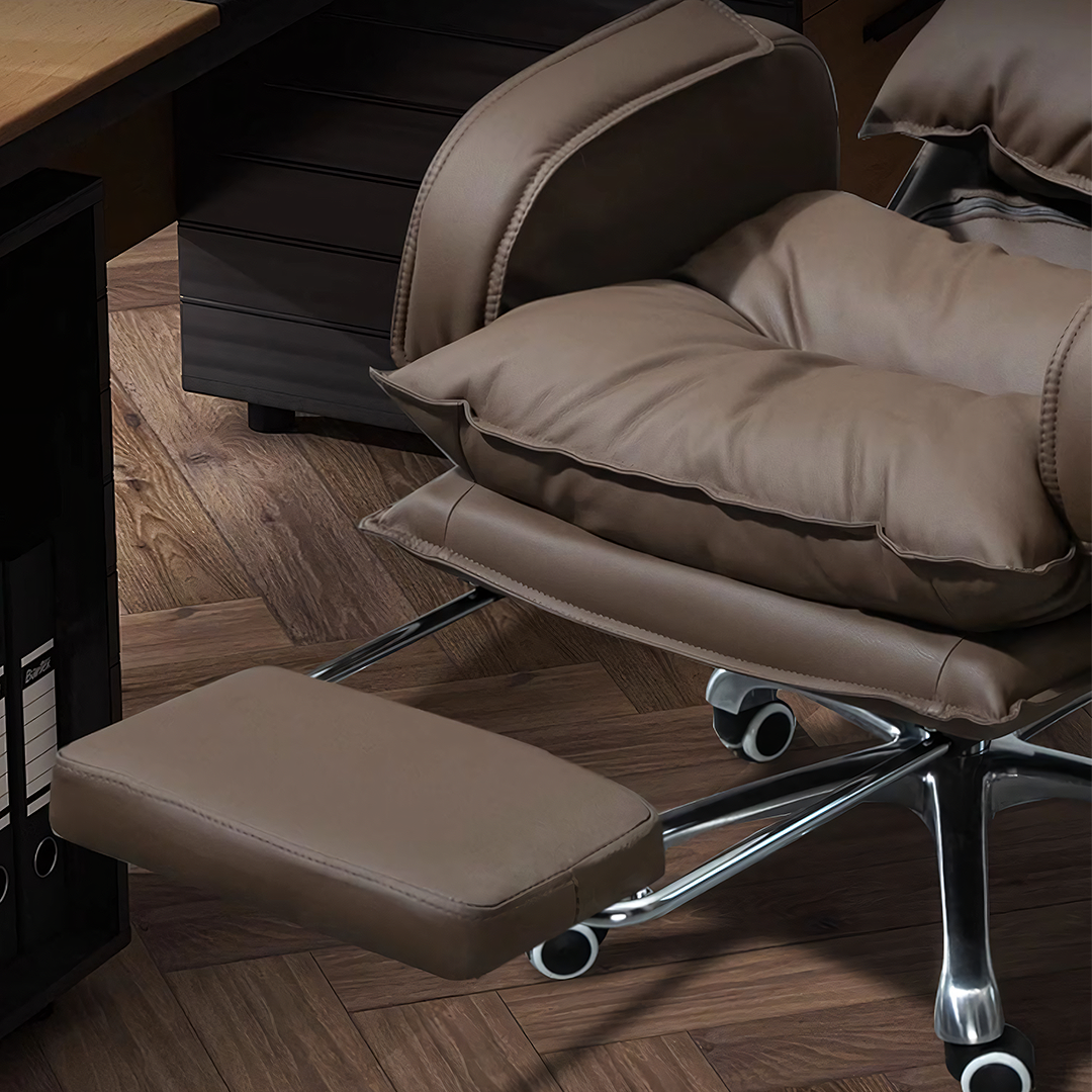 President Recliner Office Chair With Footrest