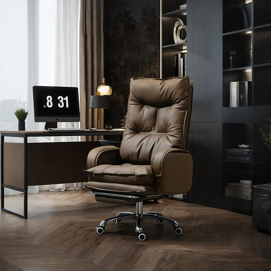 President Recliner Office Chair With Footrest