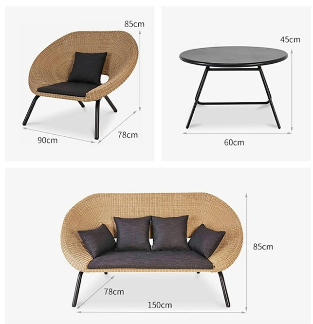 Rochelle Rattan Armchair
