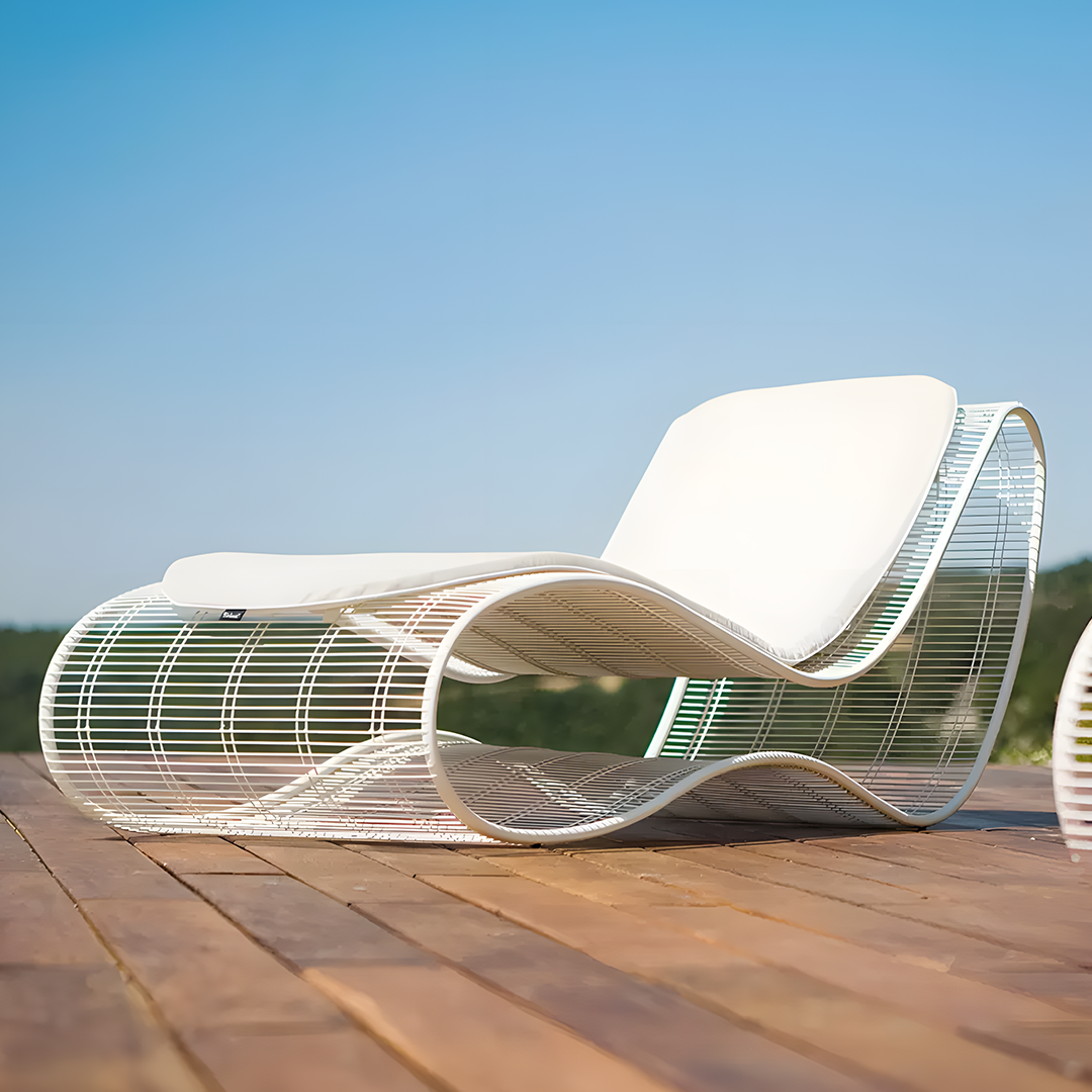 St.Tropez Sunbathing Bed, Sun Garden Lounger, Sun Chair Lounger