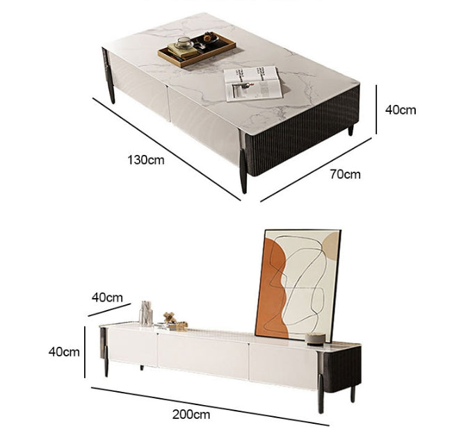 Veridian Coffee Table With TV Stand